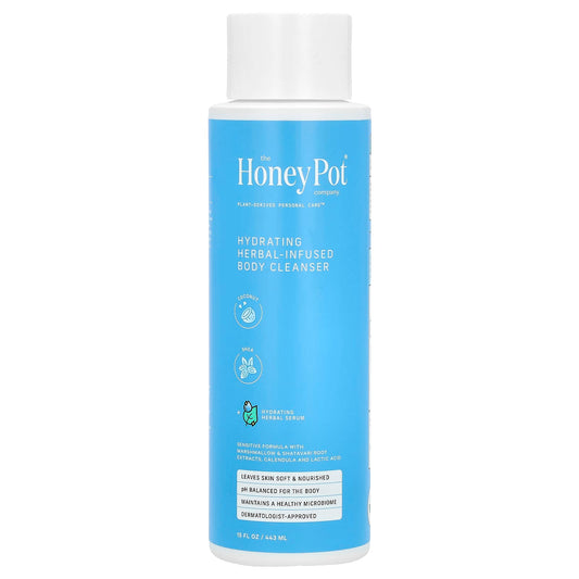 The Honey Pot Company, Hydrating Herbal-Infused Body Cleanser, Coconut & Shea, 15 fl oz (443 ml) - Image 1