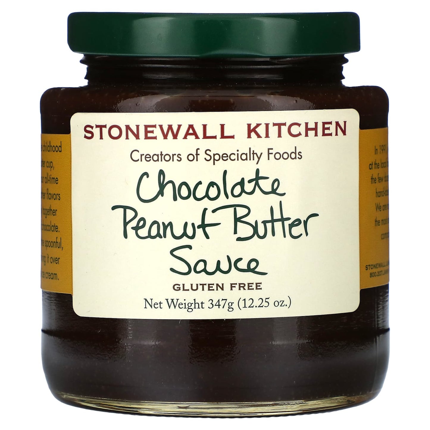 Stonewall Kitchen, Chocolate Peanut Butter Sauce, 12.25 oz (347 g) - Image 1