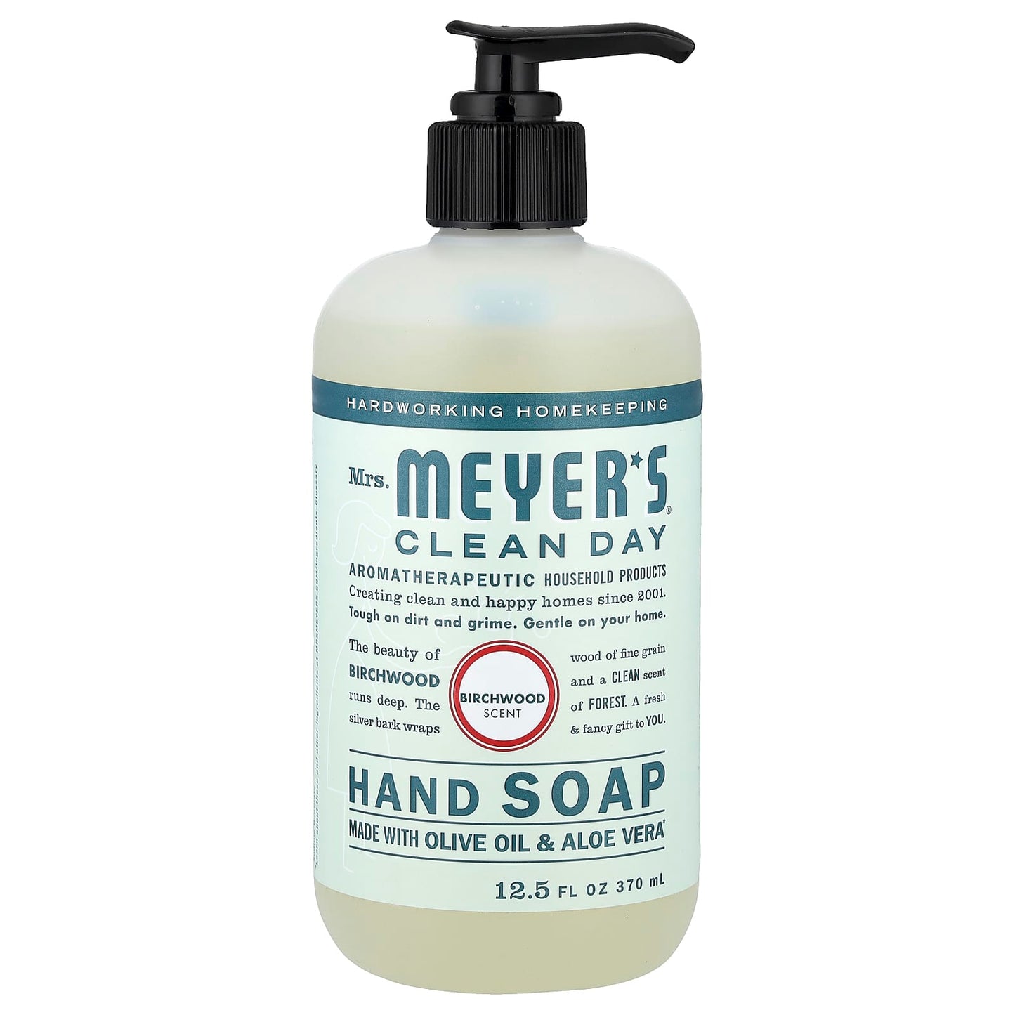 Mrs. Meyers Clean Day, Hand Soap, Birchwood, 12.5 fl oz (370 ml) - Image 1