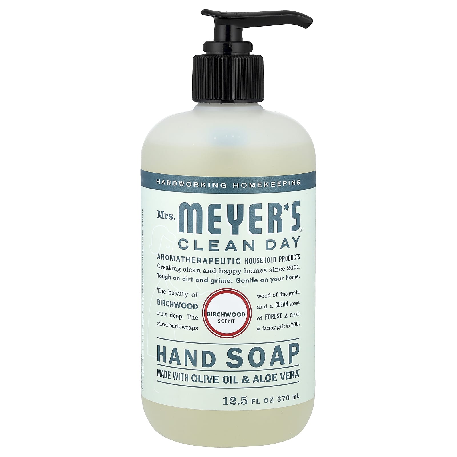 Mrs. Meyers Clean Day, Hand Soap, Birchwood, 12.5 fl oz (370 ml) - Image 1