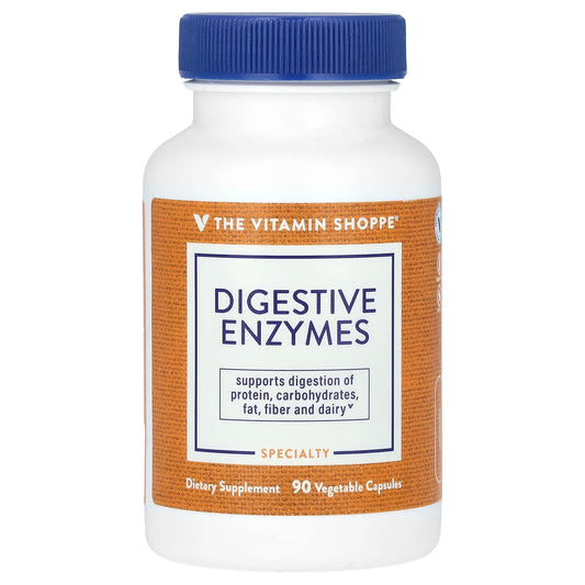 The Vitamin Shoppe, Digestive Enzymes, 90 Vegetable Capsules - Image 1