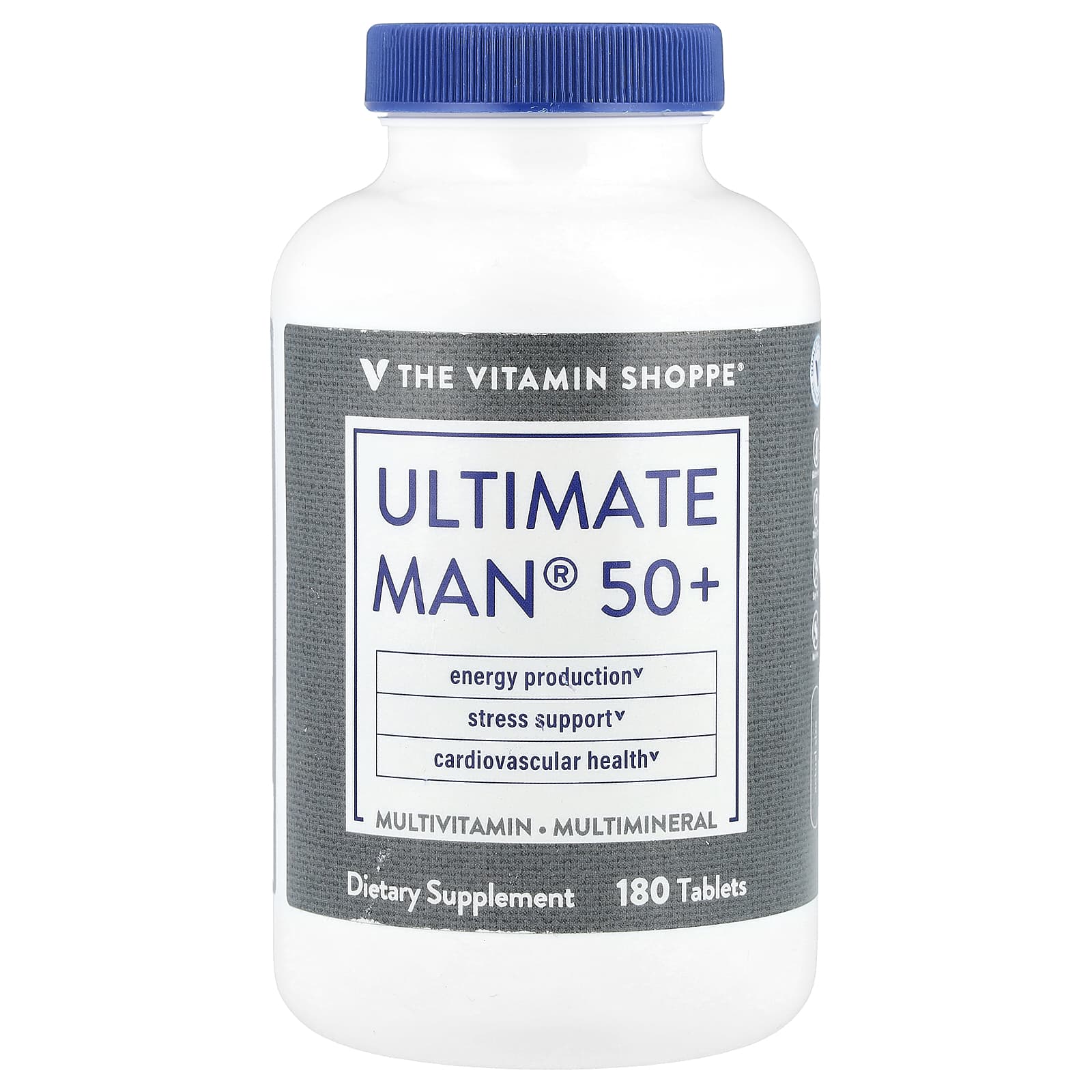 The Vitamin Shoppe, Ultimate Man® 50+, Multivitamin & Multimineral, 180 Tablets - Image 1