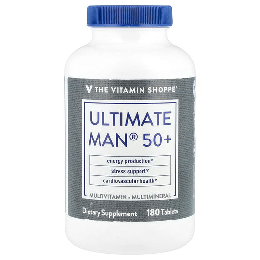 The Vitamin Shoppe, Ultimate Man® 50+, Multivitamin & Multimineral, 180 Tablets - Image 1