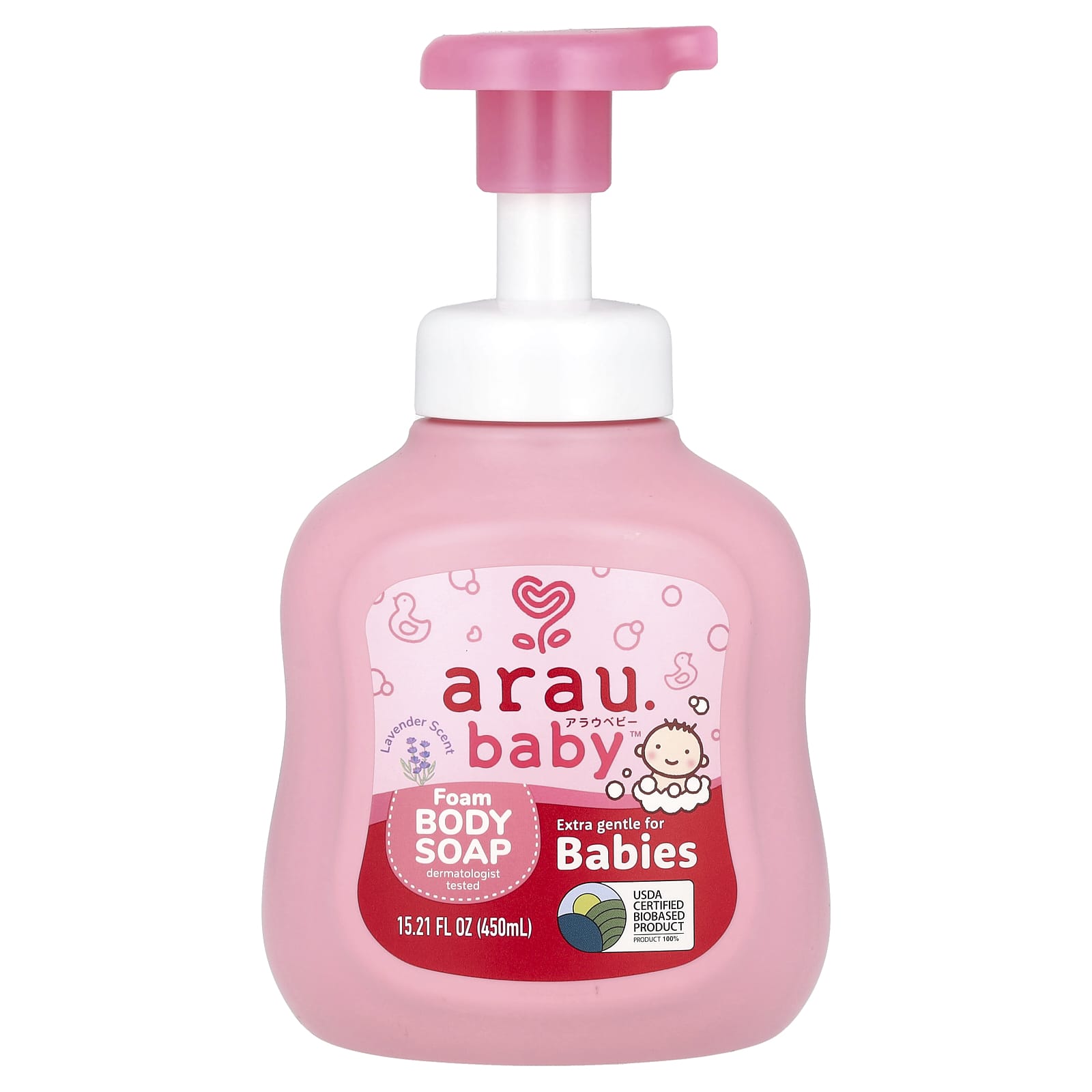 Gentle Lavender Baby Body Soap by arau.baby, 15.21 fl oz - Image 1