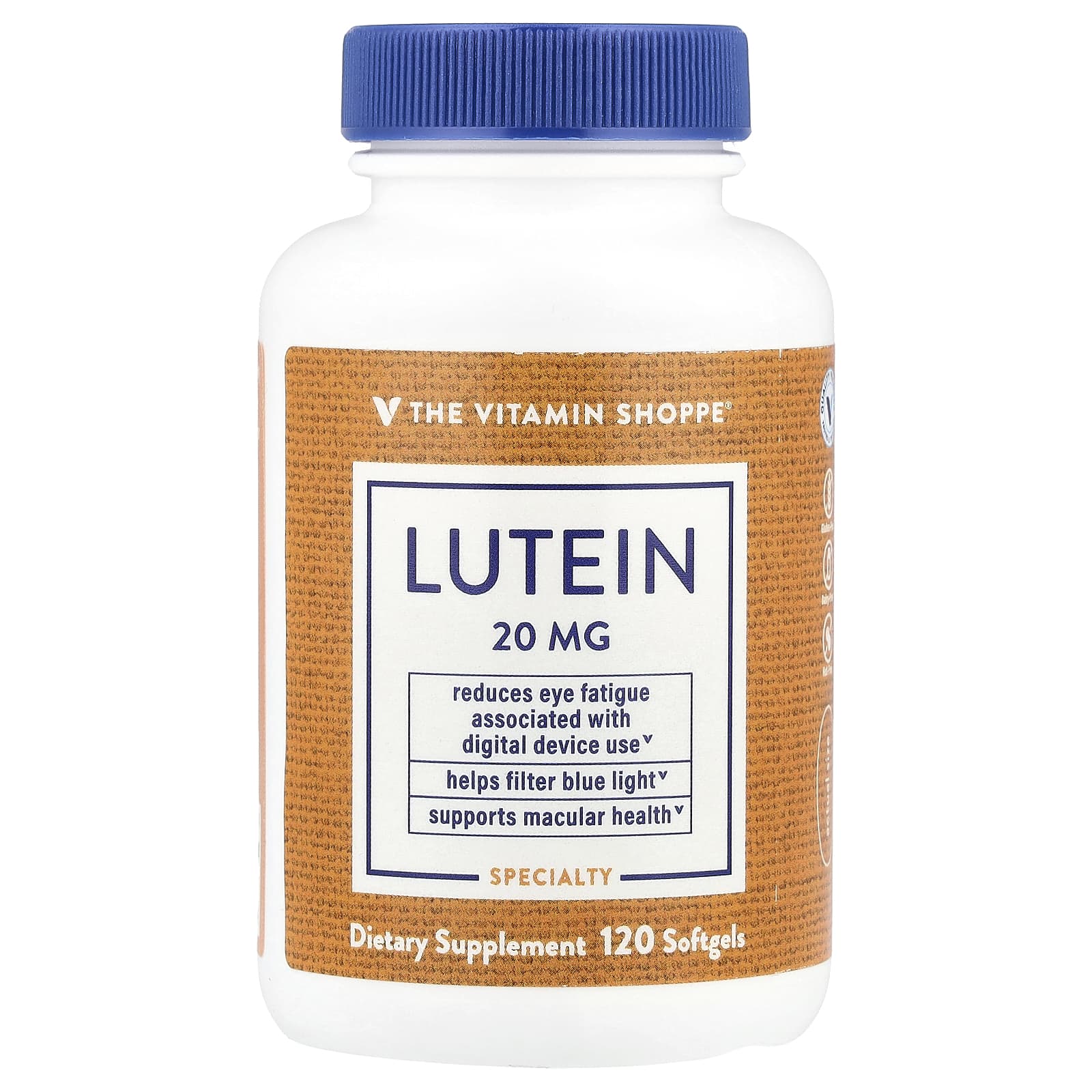 The Vitamin Shoppe, Lutein, 20 mg, 120 Softgels - Image 1