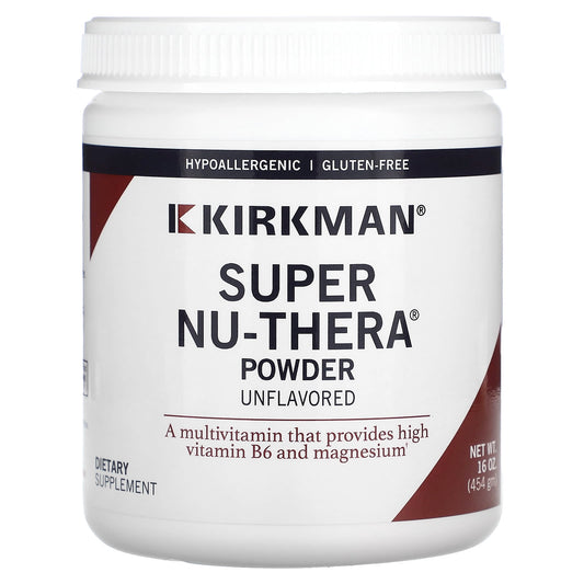 Kirkman Labs, Super Nu-Thera Powder, Unlflavored, 16 oz (454 gm) - Image 1