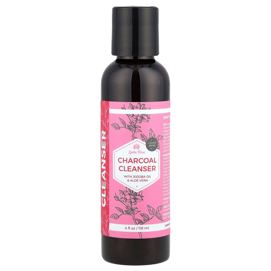 Leven Rose, Charcoal Cleanser with Jojoba Oil & Aloe Vera , 4 fl oz (118 ml) - Image 1