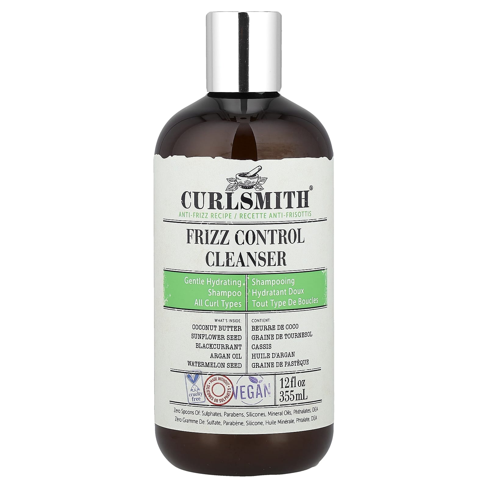 Curlsmith Frizz Control Cleanser for All Curl Types - Image 1