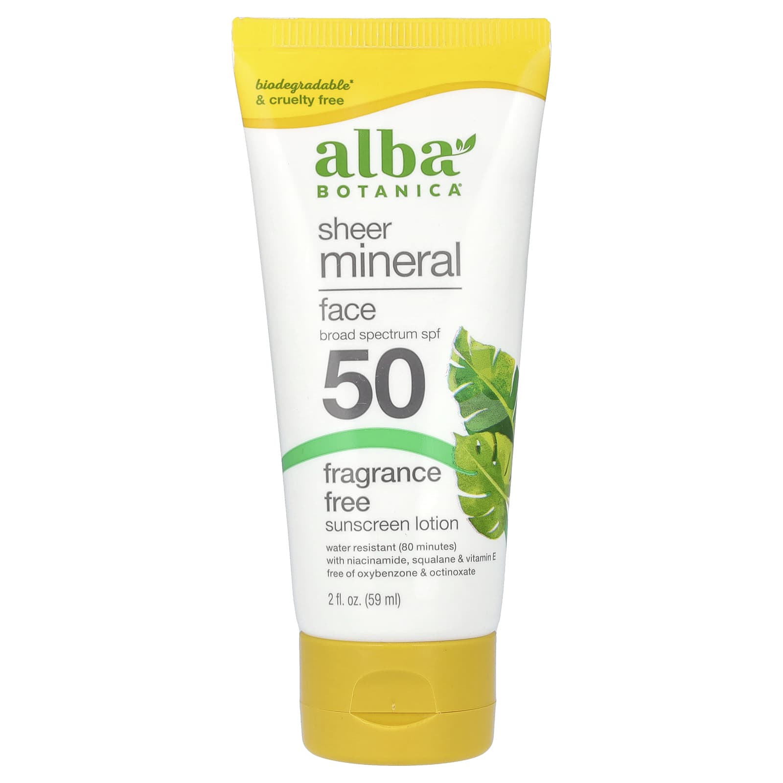 Protect Your Skin with Alba Botanica's Fragrance-Free SPF 50 Sunscreen - Image 1