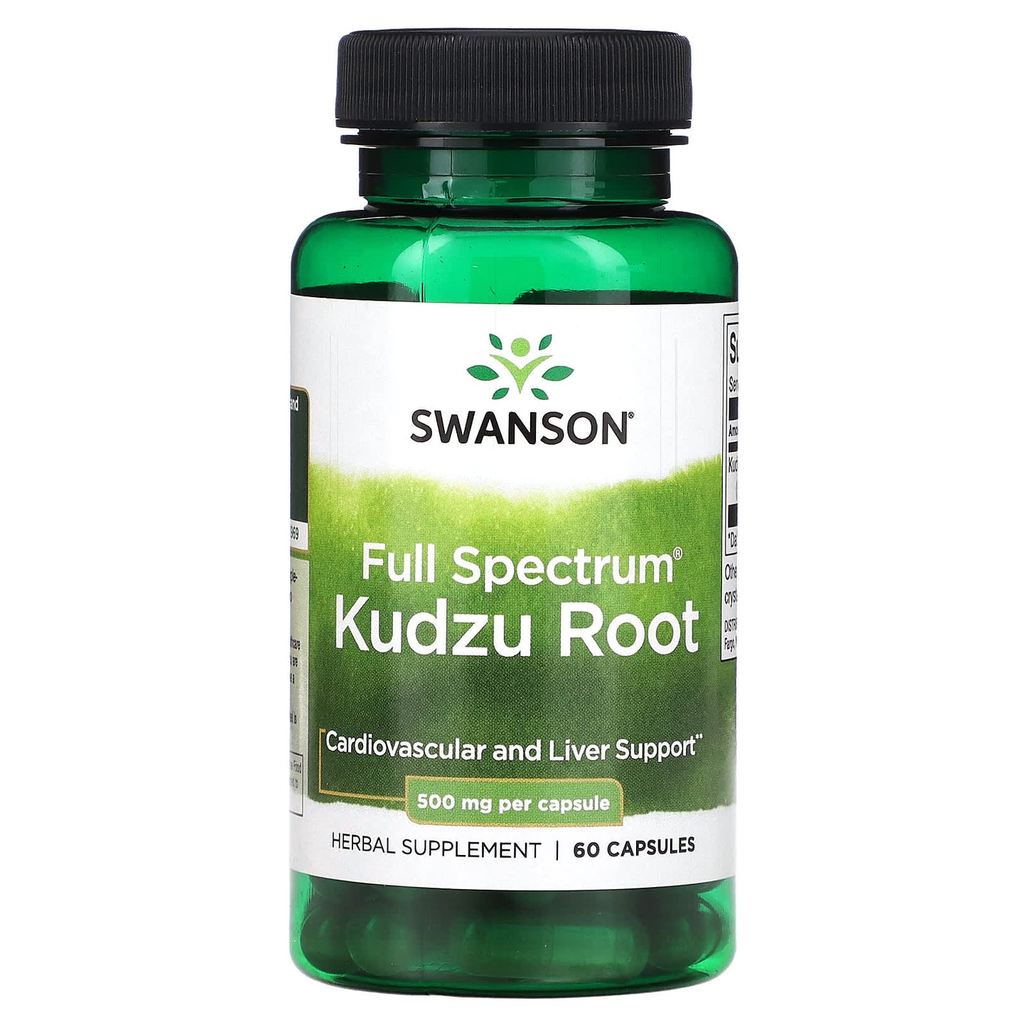 Swanson, Full Spectrum Kudzu Root, 500 mg, 60 Capsules - Image 1