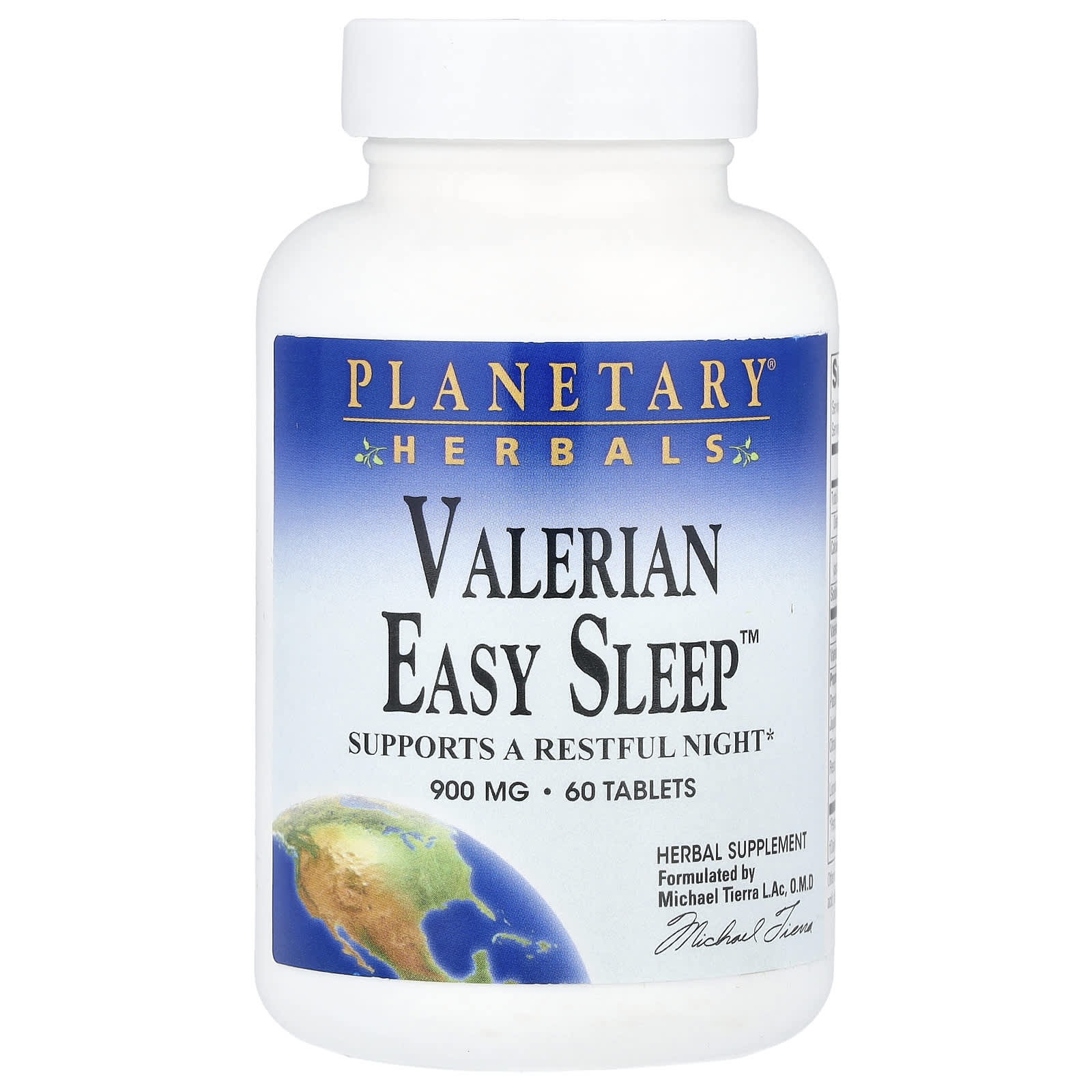 Planetary Herbals, Valerian Easy Sleep™, 60 Tablets - Image 1