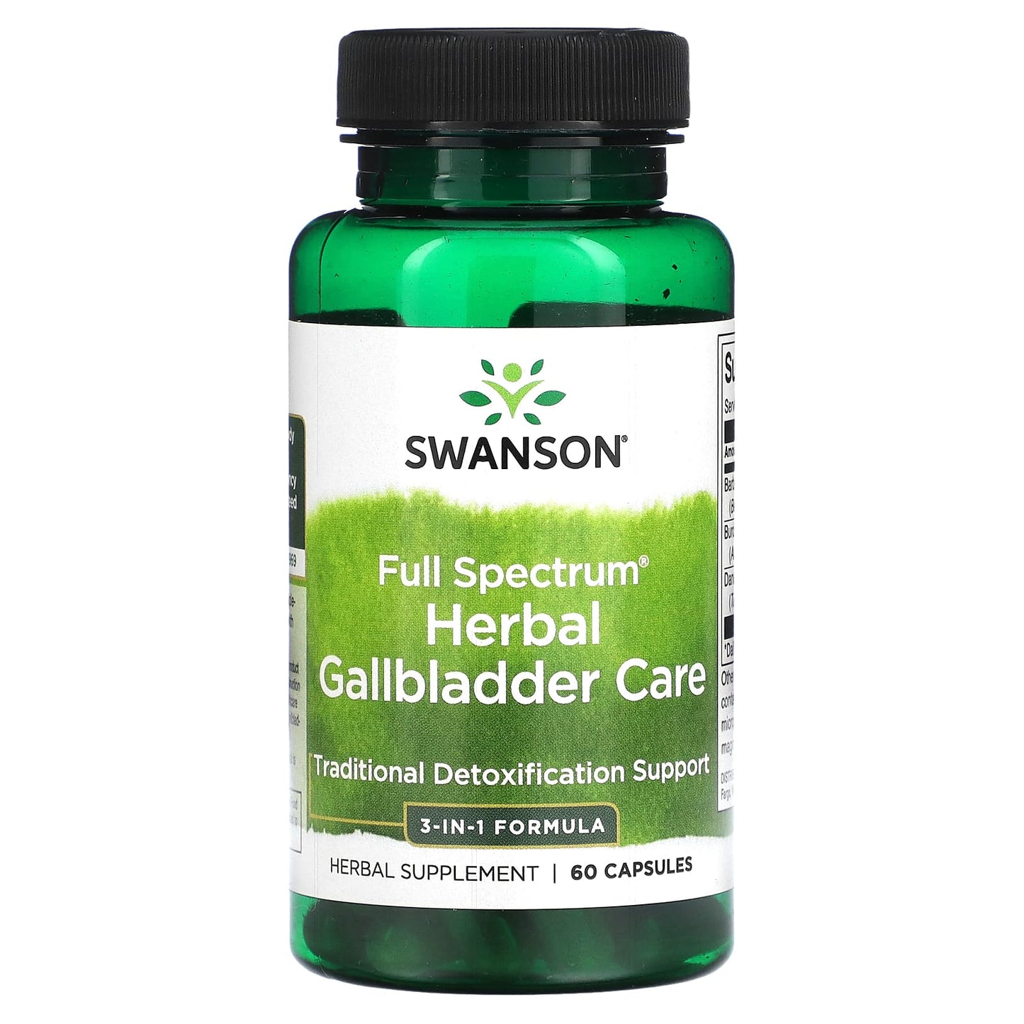 Swanson, Full Spectrum Herbal Gallbladder Care, 60 Capsules - Image 1