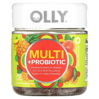 Boost Immunity with OLLY Tropical Twist Multi + Probiotic Gummies