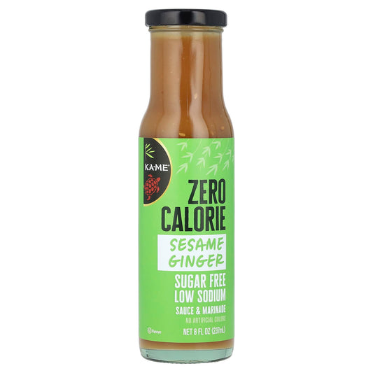 KA-ME, Zero Calorie, Sesame Ginger Sauce & Marinade, 8 fl oz (237 ml) - Image 1