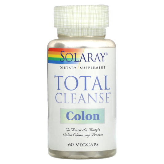 Solaray, Total Cleanse, Colon, 60 Vegcaps - Image 1
