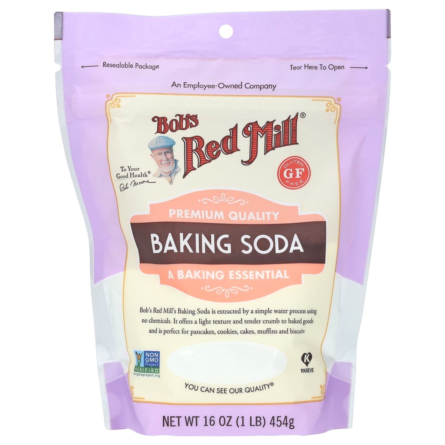 Bob's Red Mill Baking Soda 1 lb (454g) Gluten-Free & Non-GMO - Image 1