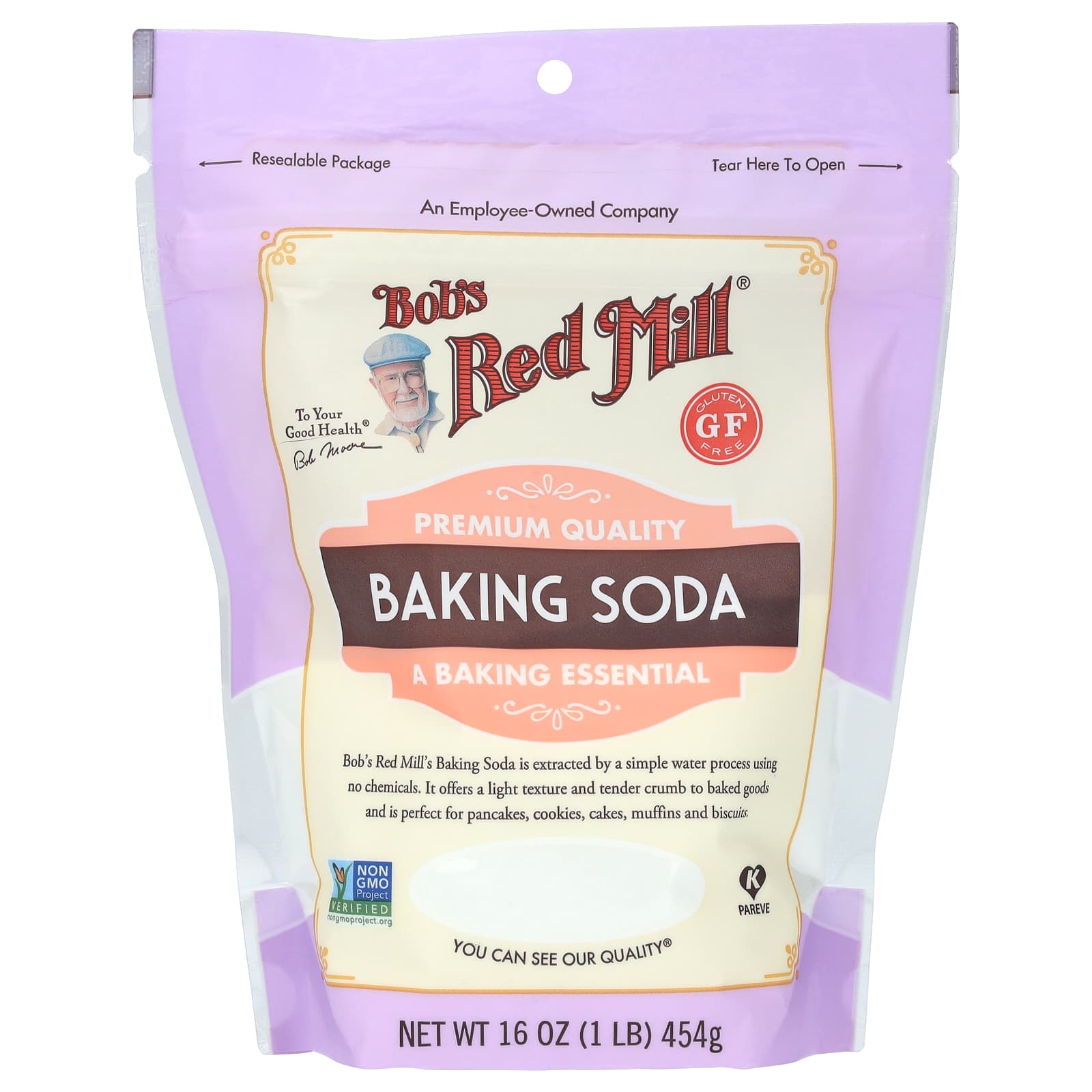 Bob's Red Mill Baking Soda 1 lb (454g) Gluten-Free & Non-GMO - Image 1