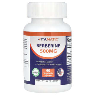 Vitamatic Berberine Supplements for Healthy Metabolism & Cardiovascular Support