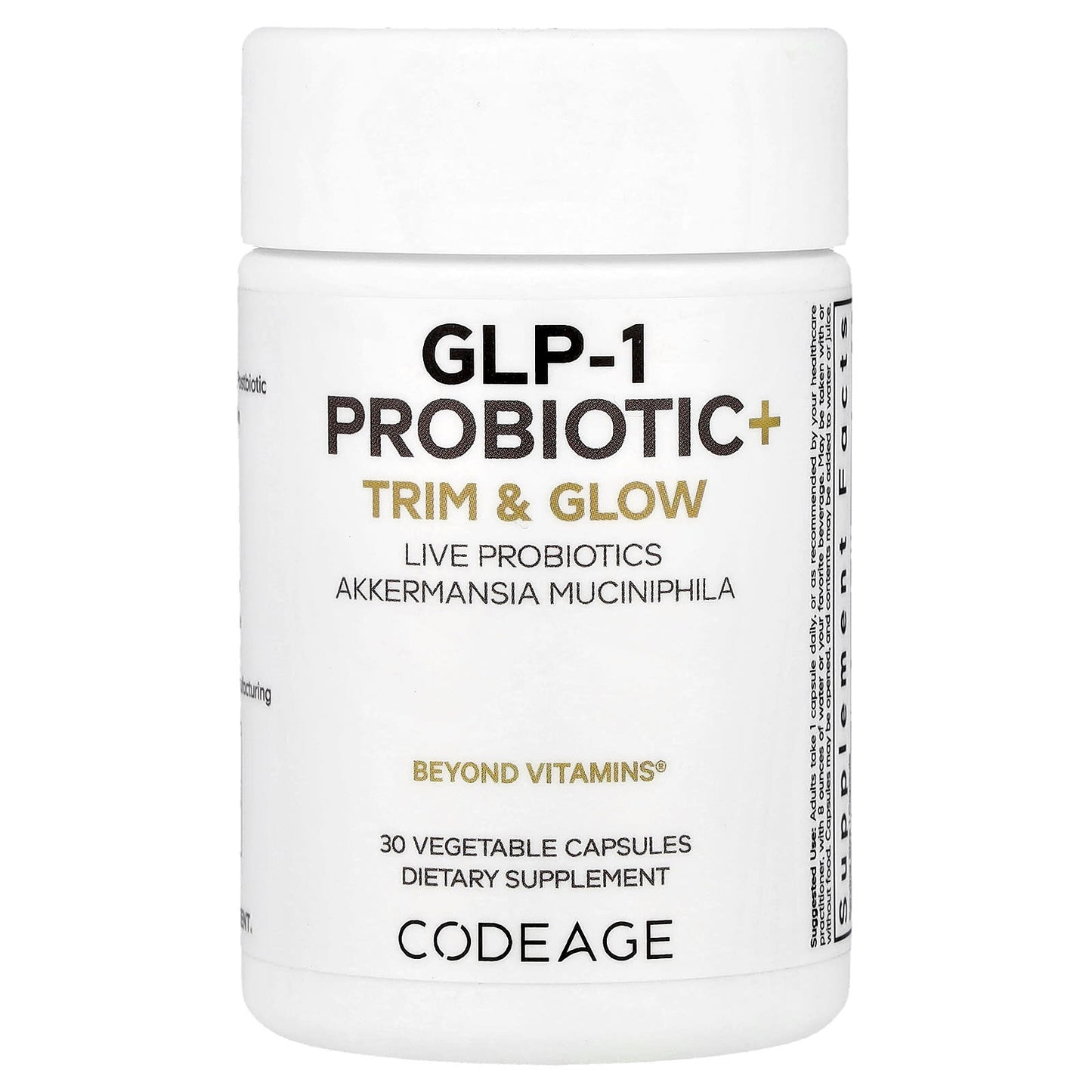 Support Healthy Weight and Glowing Skin with Codeage GLP-1 Probiotic+ - Image 1