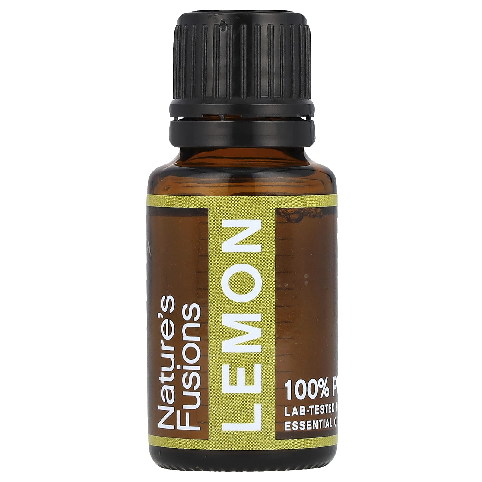 Nature's Fusions, 100% Pure Essential Oil, Lemon , 15 ml - Image 1