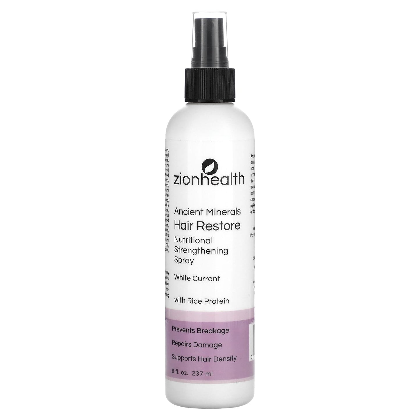 Zion Health, Ancient Minerals, Hair Restore, Nutritional Strengthening Spray, 8 fl oz (237 ml) - Image 1