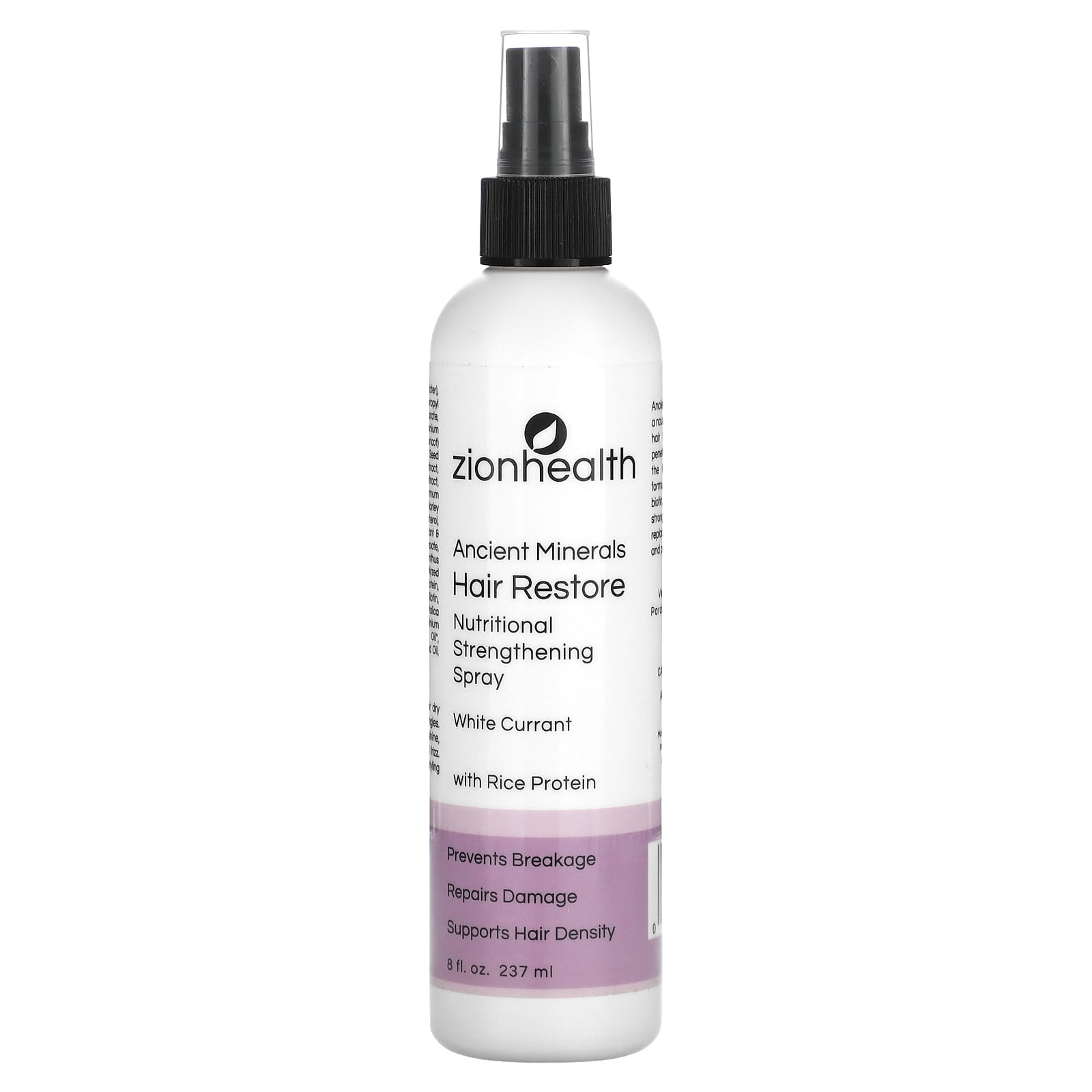Zion Health, Ancient Minerals, Hair Restore, Nutritional Strengthening Spray, 8 fl oz (237 ml) - Image 1