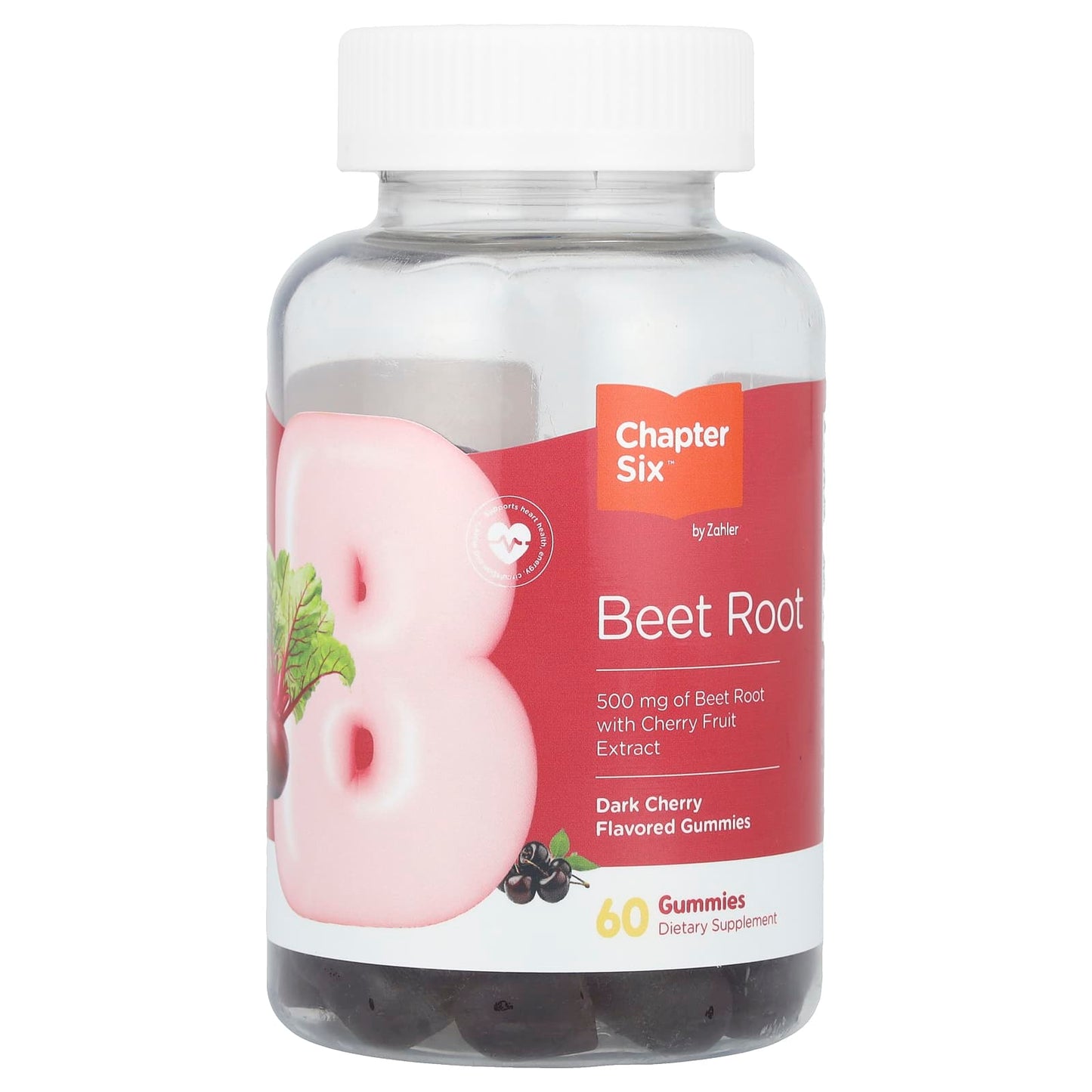 Beet Root Gummies for Heart Health and Energy by Chapter Six - Image 1