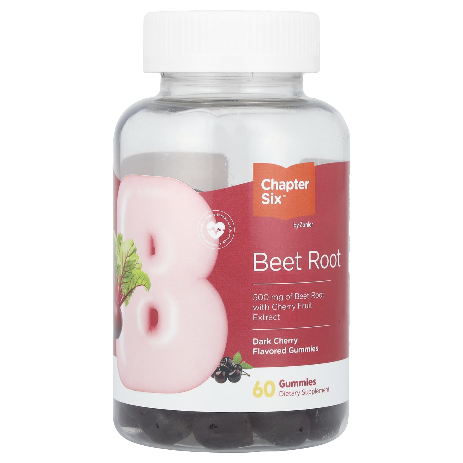 Beet Root Gummies for Heart Health and Energy by Chapter Six - Image 1