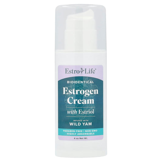 SMNutrition, Estro Life®, Estrogen Cream with Estriol , 4 oz - Image 1