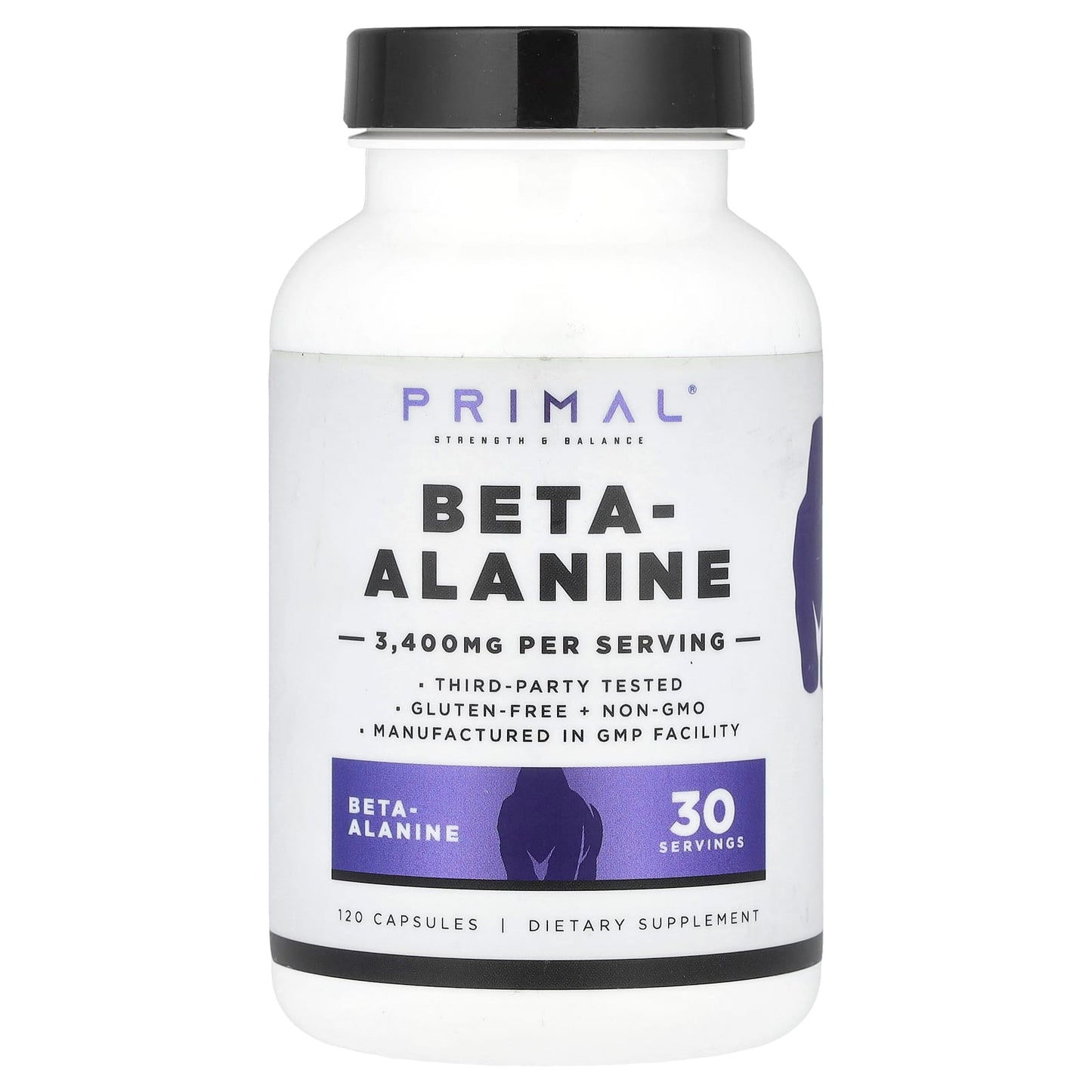 PrePrimal, Beta-Alanine, 120 Capsules (850 mg per Capsule) - Image 1