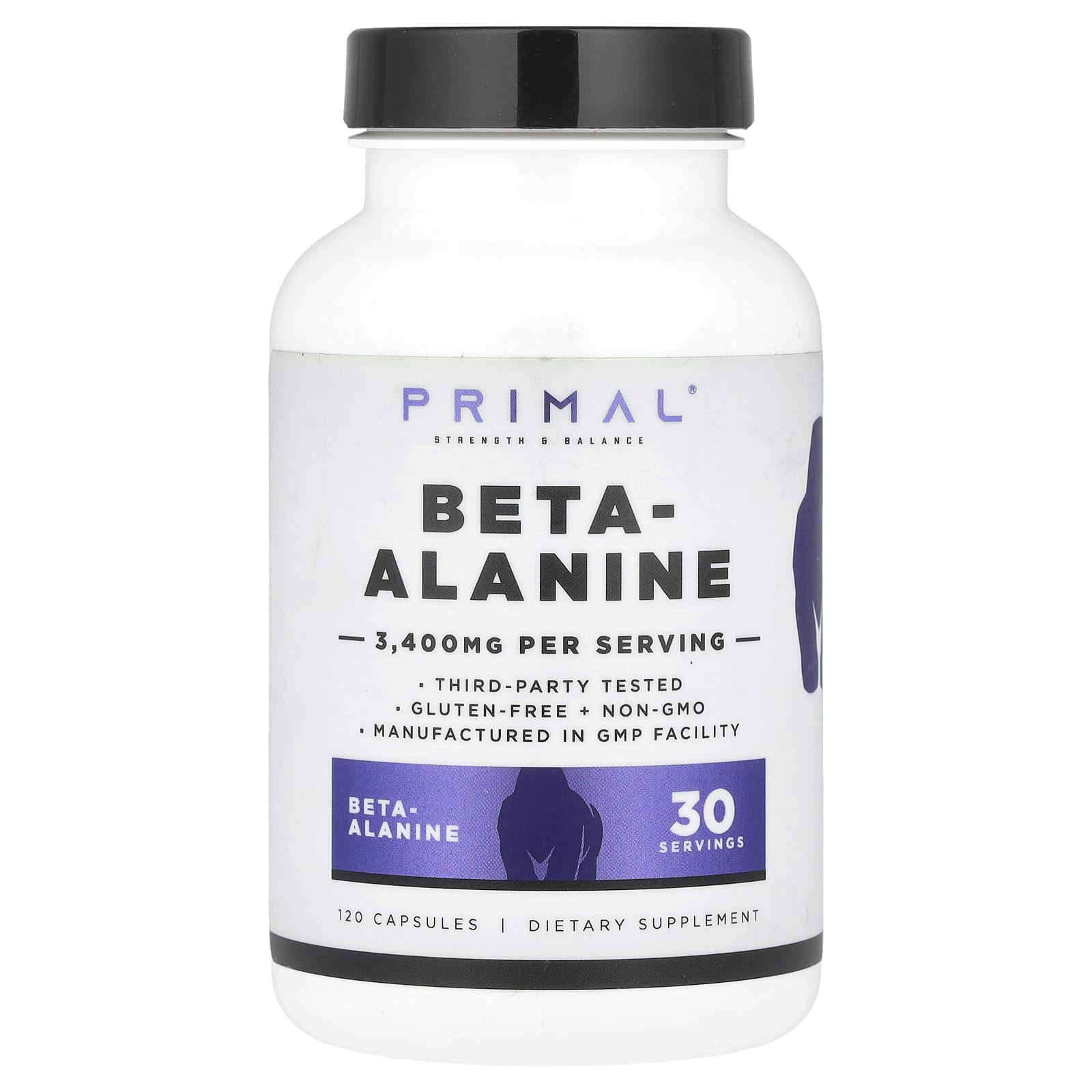 PrePrimal, Beta-Alanine, 120 Capsules (850 mg per Capsule) - Image 1