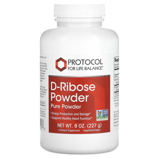 Protocol for Life Balance, D-Ribose Powder, 8 oz (227 g) - Image 1