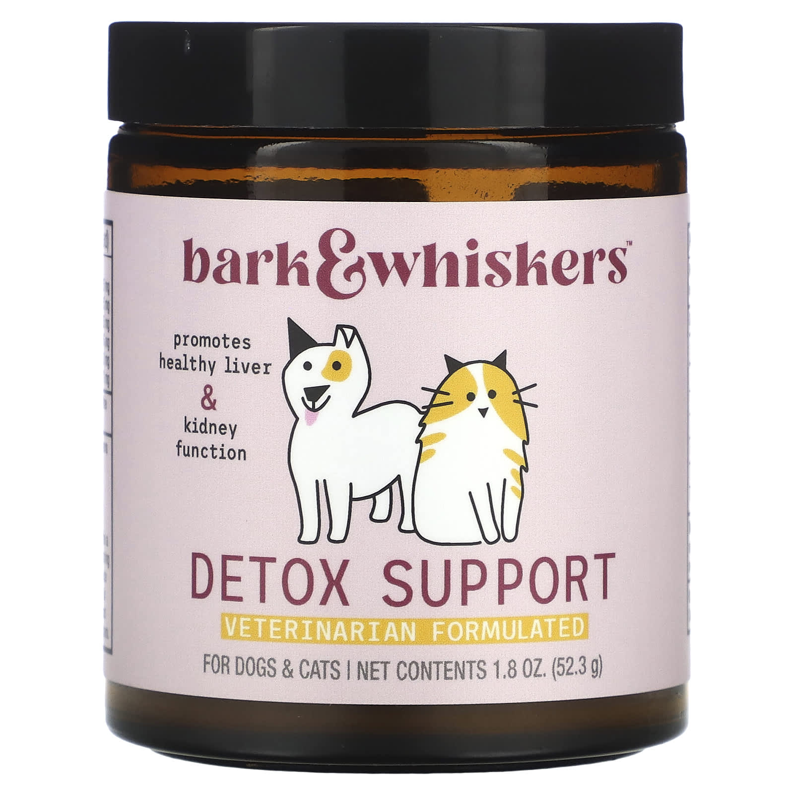 Dr. Mercola, Bark & Whiskers™, Detox Support, For Dogs & Cats, 1.8 oz (52.3 g)