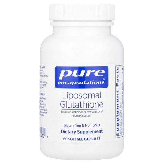 Pure Encapsulations, Liposomal Glutathione, 60 Softgel Capsules (375 mg per Softgel) - Image 1