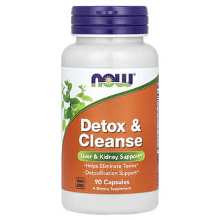 NOW Foods Detox & Cleanse, 90 Capsules for Liver & Kidney Support