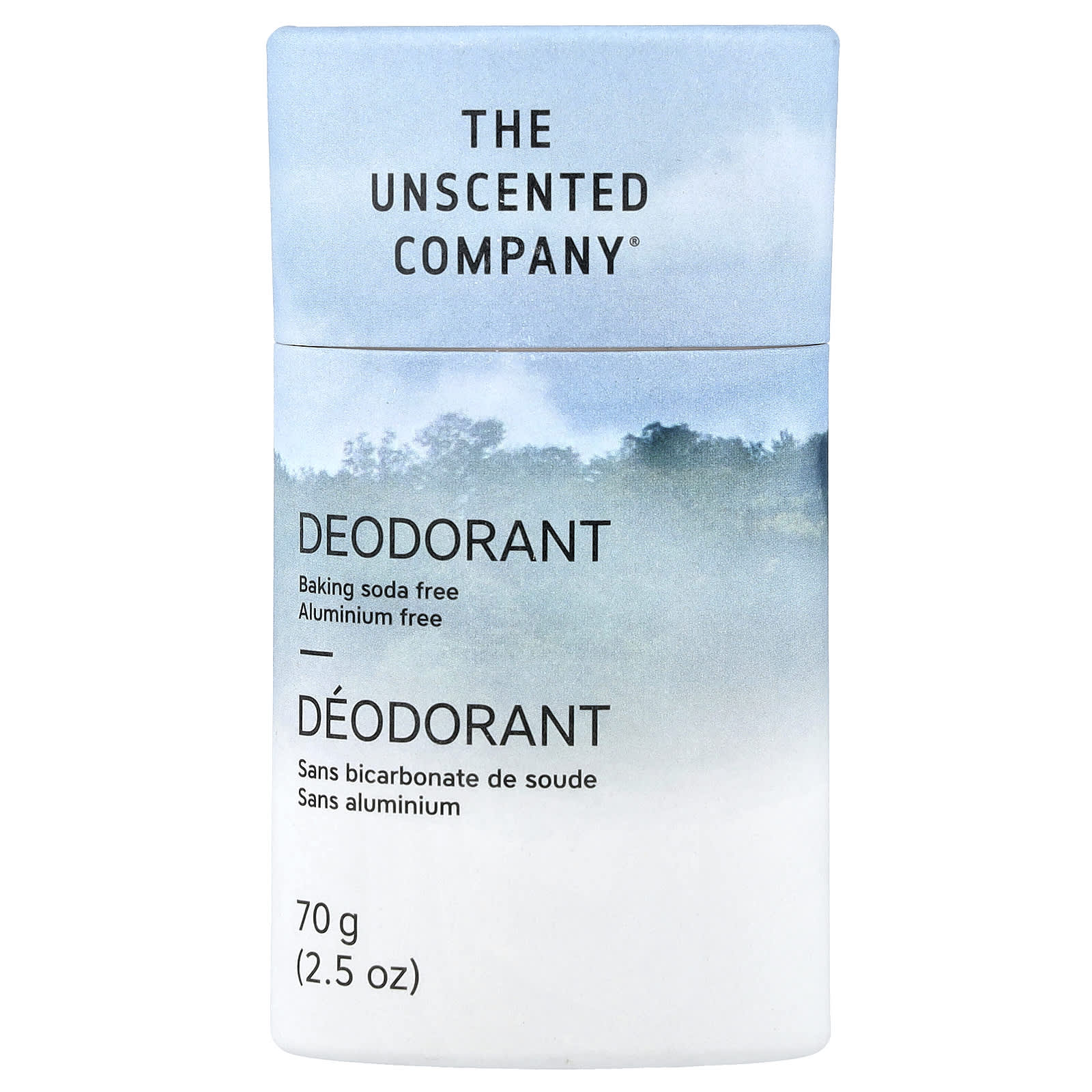 The Unscented Company, Deodorant, Aluminum Free, Fragrance Free, 2.5 oz (70 g) - Image 1