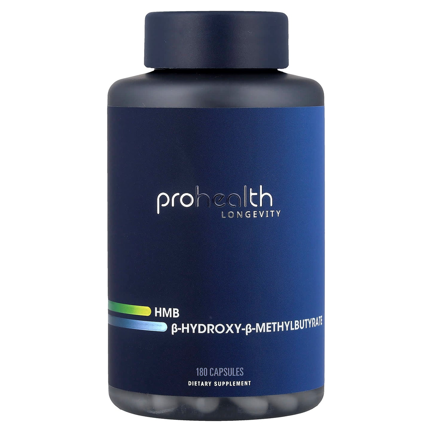ProHealth Longevity, HMB B-Hydroxy-B-Methylbutyrate, 180 Capsules - Image 1