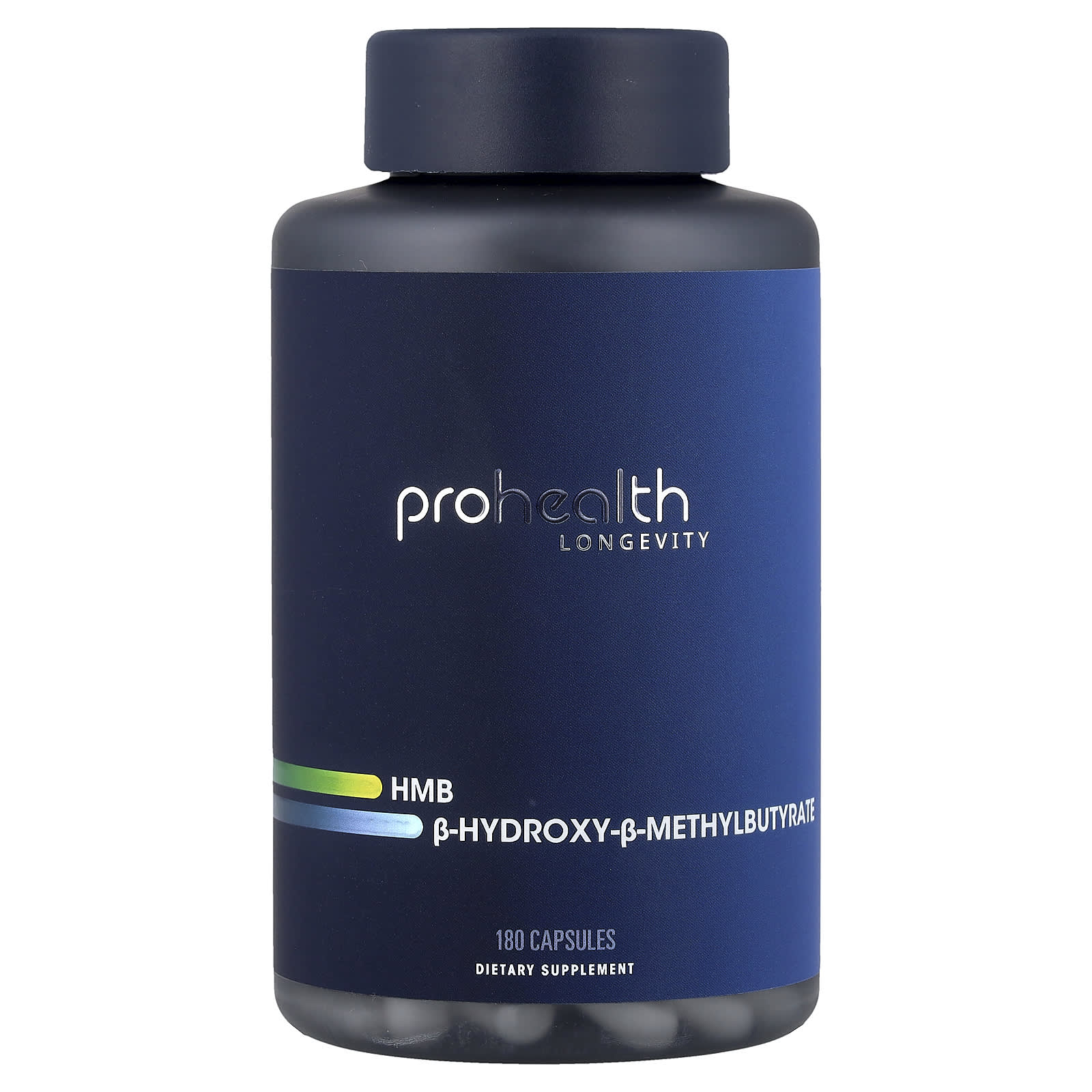 ProHealth Longevity, HMB B-Hydroxy-B-Methylbutyrate, 180 Capsules - Image 1