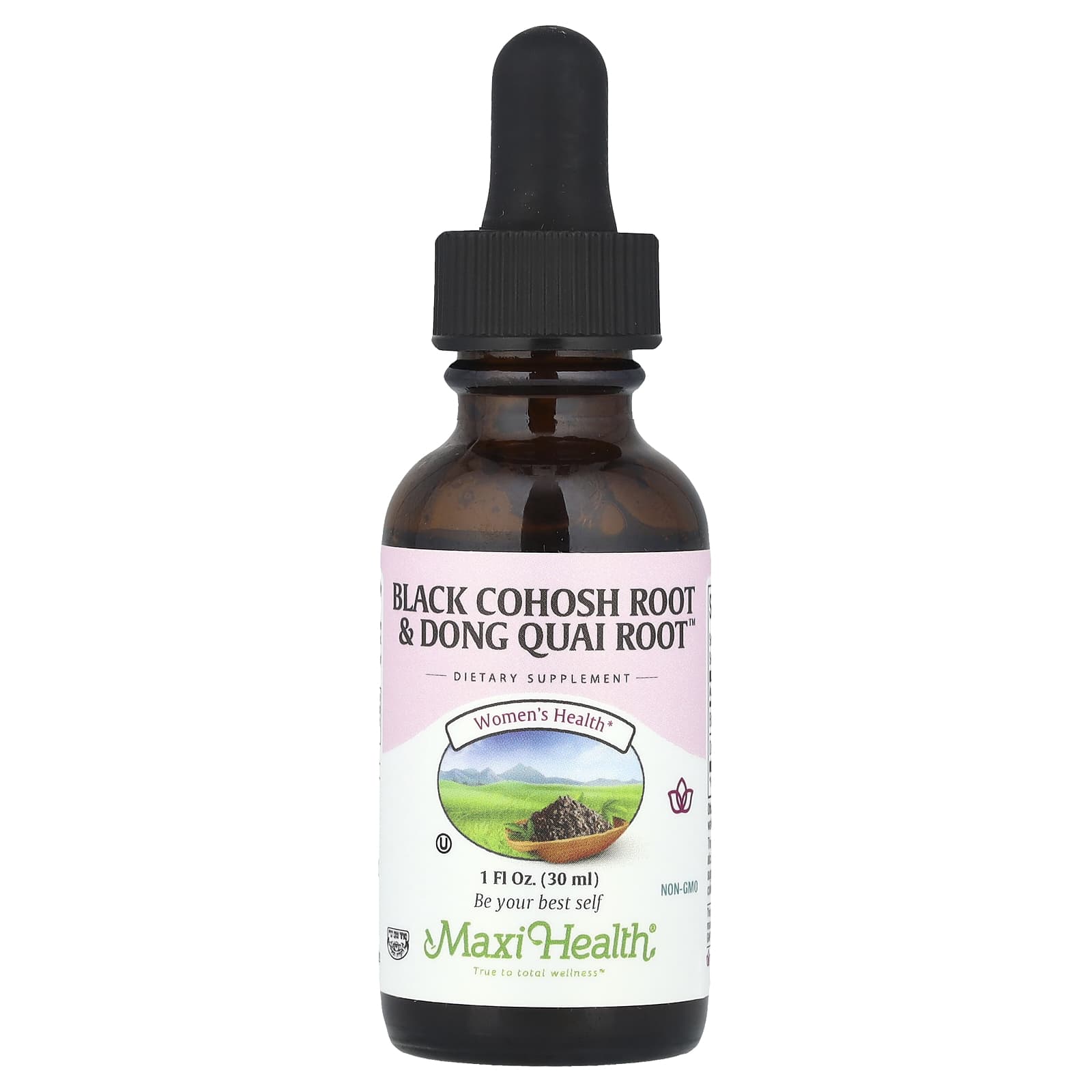 Maxi Health, Women's Health, Black Cohosh Root & Dong Quai Root , 1 fl oz (30 ml) - Image 1