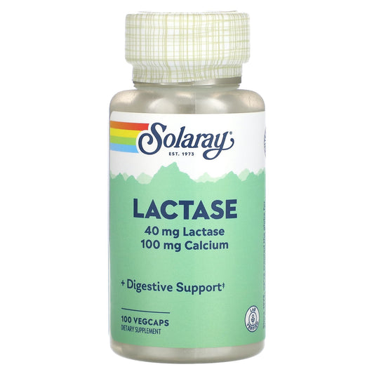 Solaray, Lactase, 100 VegCaps - Image 1