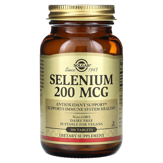 Solgar, Selenium, 200 mcg, 100 Tablets - Image 1