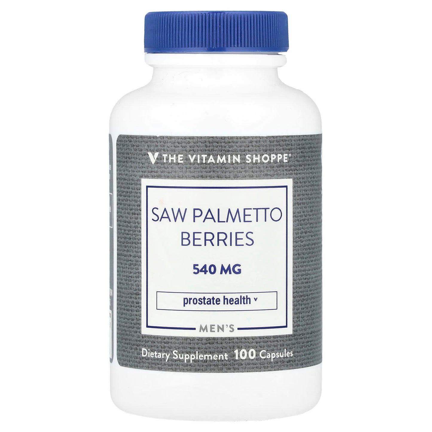 The Vitamin Shoppe, Men's Saw Palmetto Berries, 540 mg, 100 Capsules - Image 1