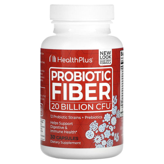 Probiotic Fiber Supplement for Digestive & Immune Health - 20 Billion CFU - Image 1