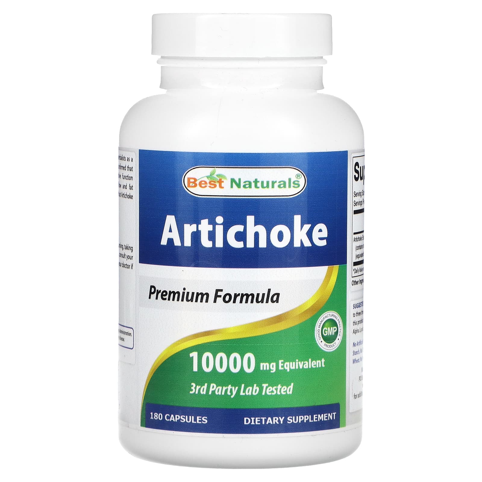 Artichoke Extract Capsules by Best Naturals for Digestive Health - Image 1