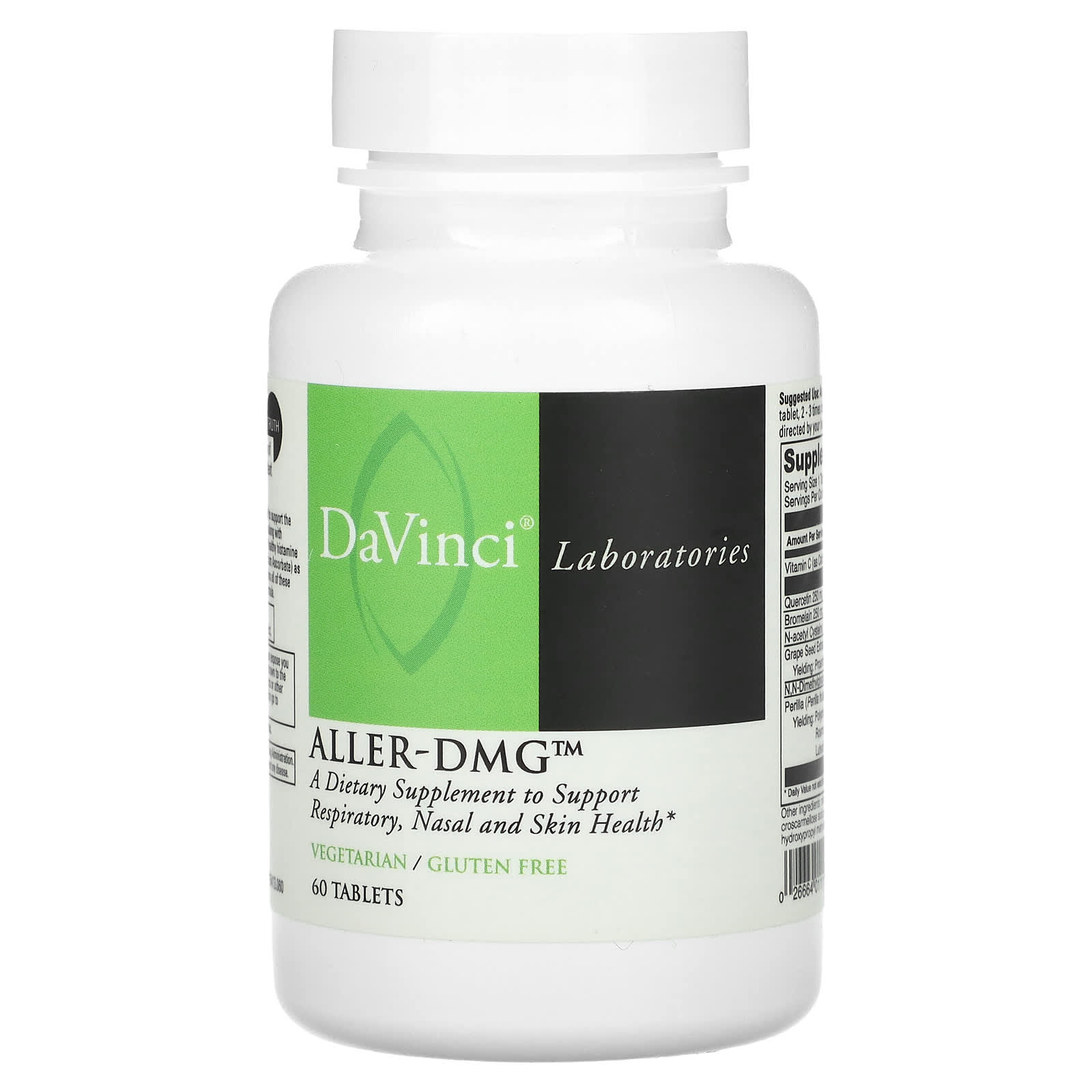 Respiratory Support with DaVinci Laboratories Aller-DMG 60 Tablets - Image 1