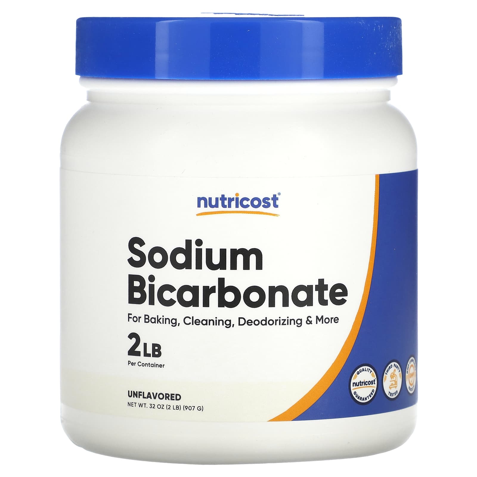 Nutricost, Sodium Bicarbonate Powder, Unflavored, 2 lb (907 g) - Image 1