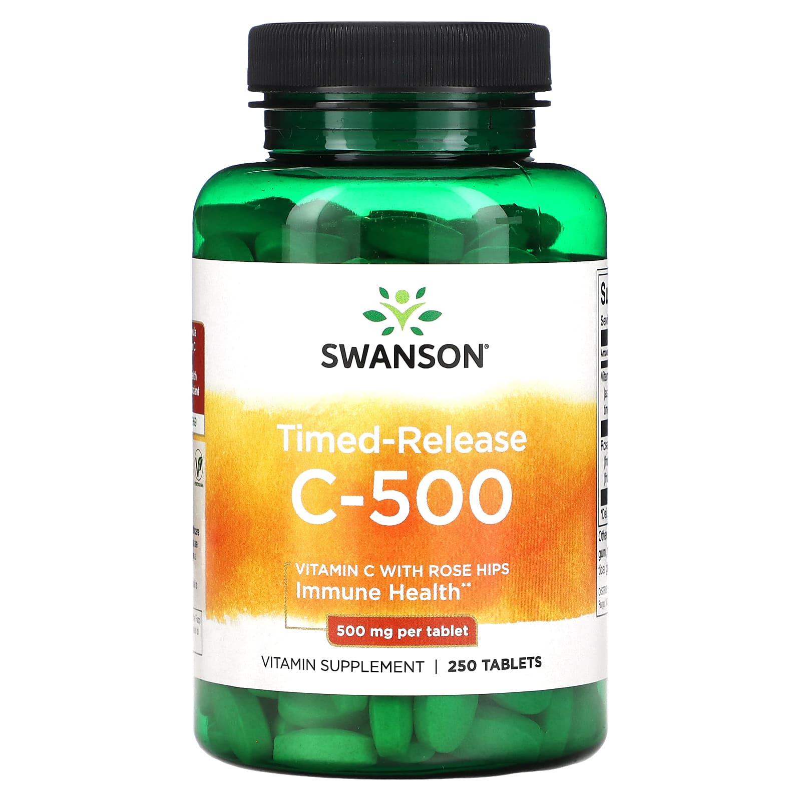 Swanson, Timed-Release C-500, 500 mg, 250 Tablets - Image 1