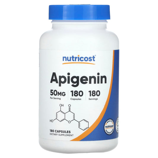 Nutricost, Apigenin, 50 mg, 180 Capsules - Image 1