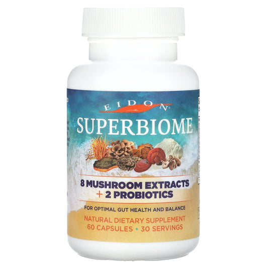 Eidon Ionic Minerals: Optimize Gut Health with 8 Mushroom Extracts + 2 Probiotics - Image 1
