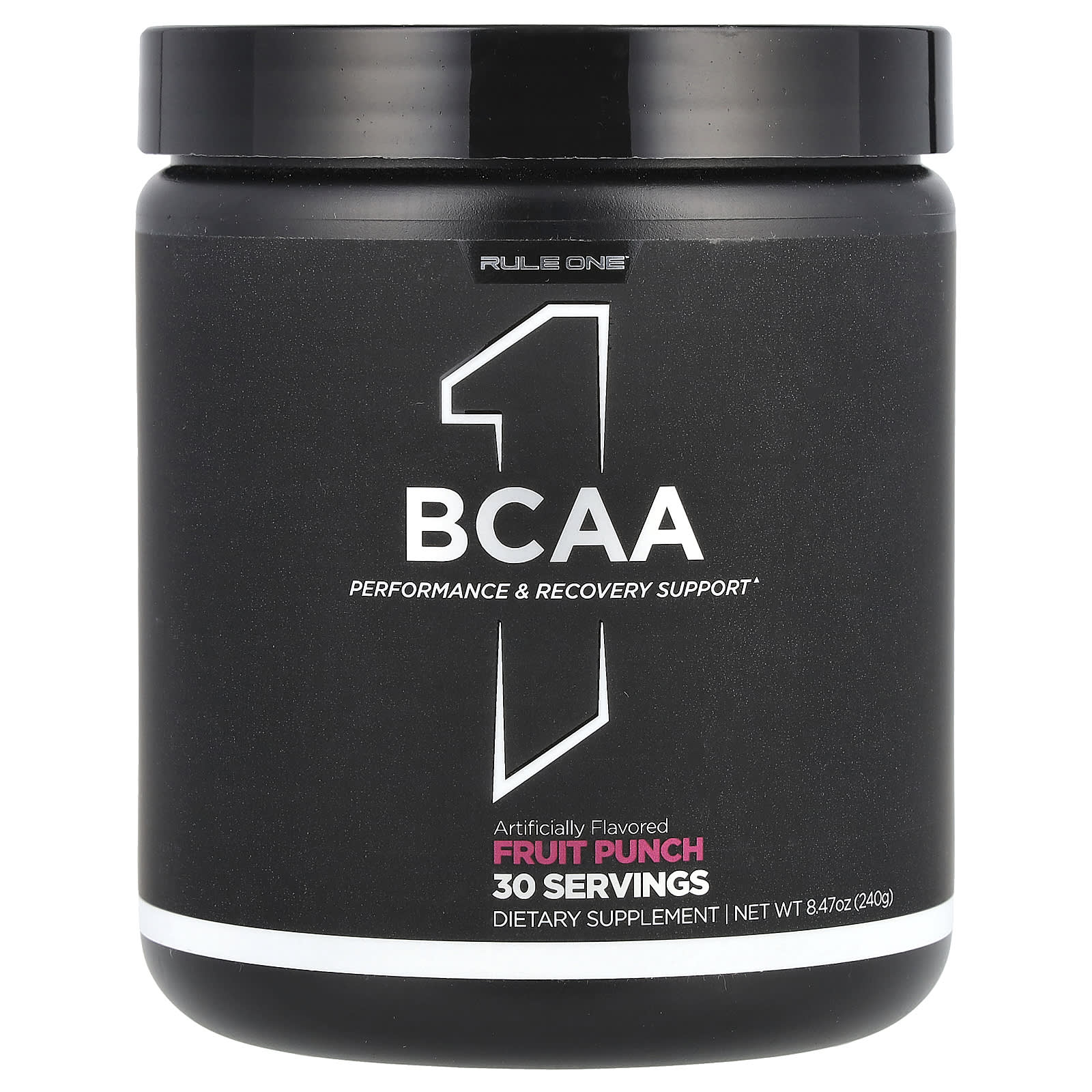 Rule One Proteins, BCAA, Fruit Punch, 8.47 oz (240 g) - Image 1
